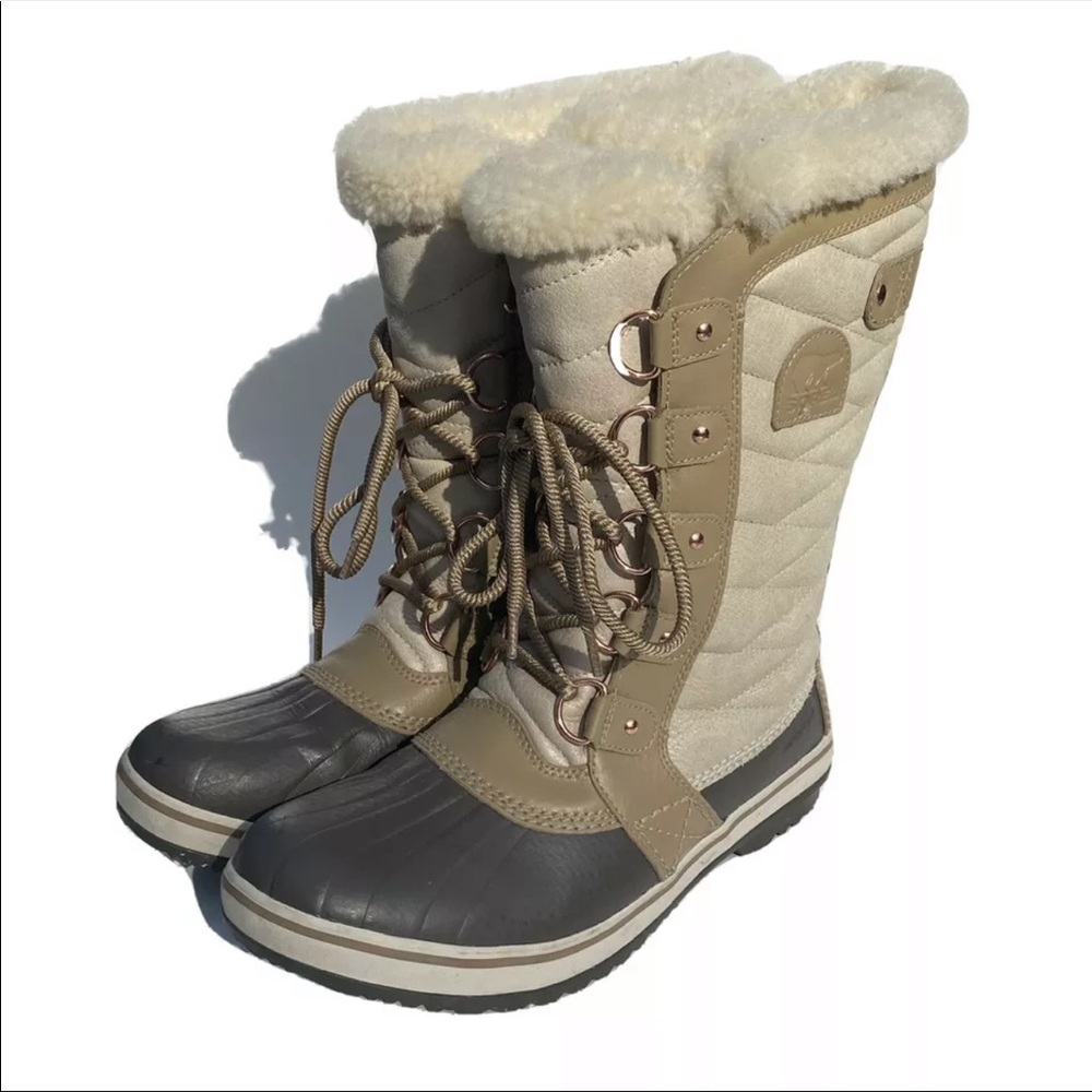 Sorel Boots Tofino II Winter Women's Size 10 Beach/Fawn 1690441373 NL 2332-373
